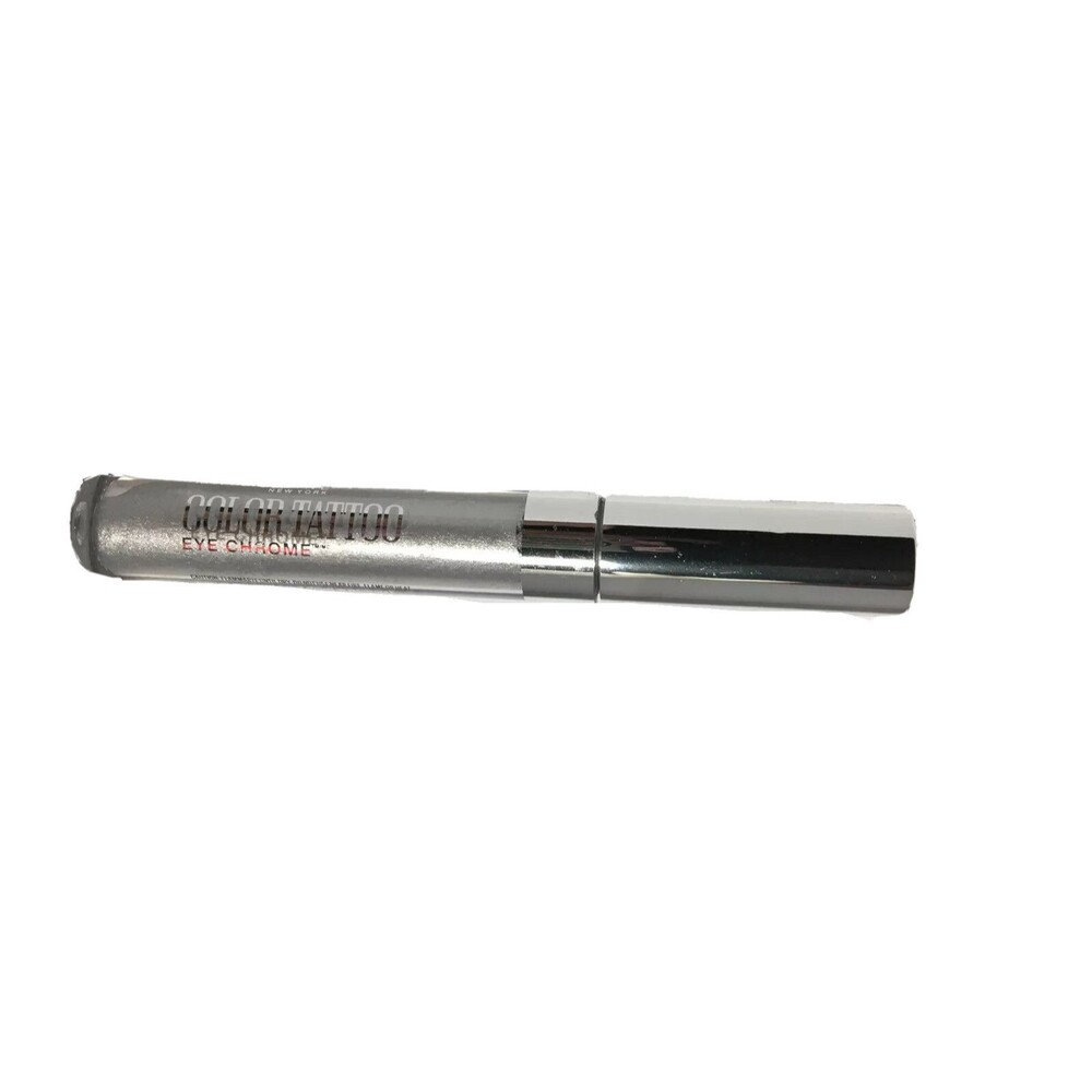 Maybelline New York Color Tattoo Eye Chrome Eyeshadow, Silver Spark, 0.11 fl. oz